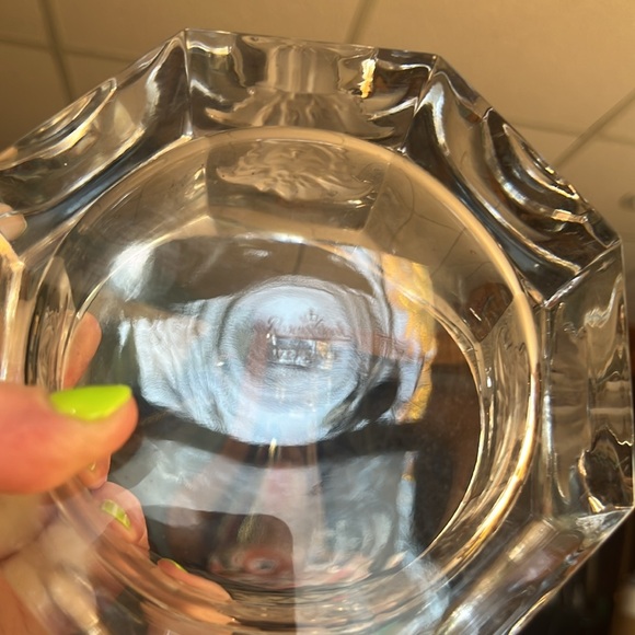 Rosenthal crystal Versace wine bottle holder / dish - Picture 7 of 9